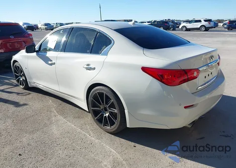 2017 Infiniti Q50 3.0T Premium z USA, uszkodzony, nr VIN JN1EV7AP2HM733119